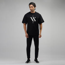 Space Black Drop Shoulder T-Shirt