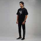 Space Black Drop Shoulder T-Shirt