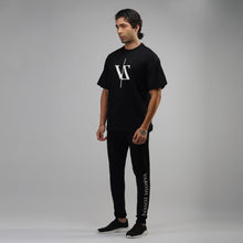 Space Black Drop Shoulder T-Shirt