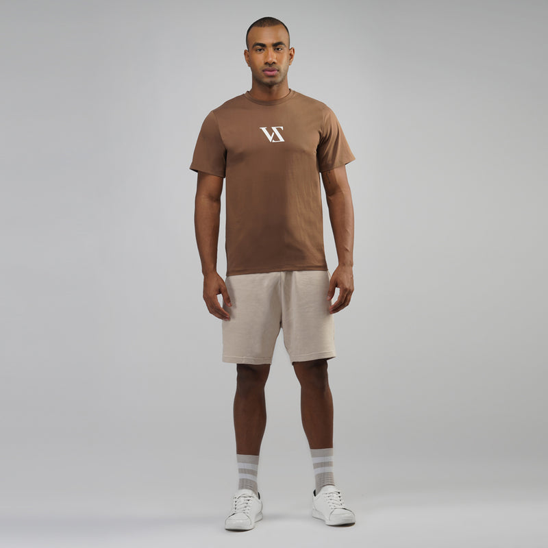 Auburn Brown Fit Tee