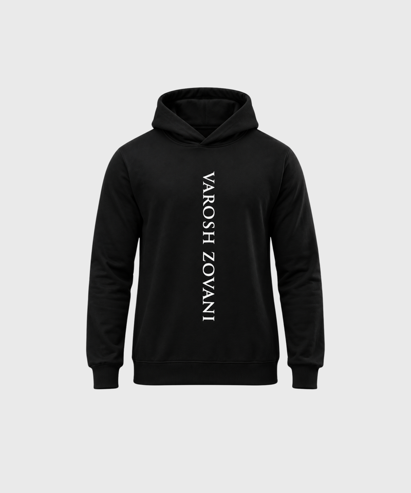 Falcon Black Relaxed Fit Hoodie