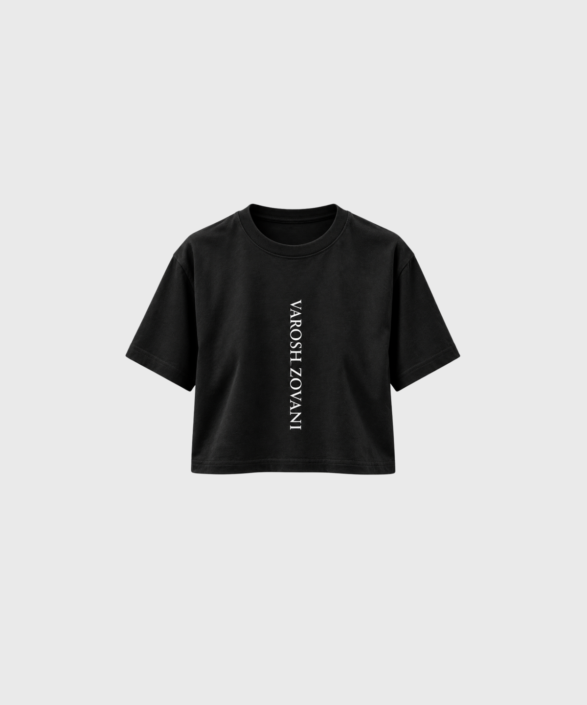 Eclipse Black Crop Top