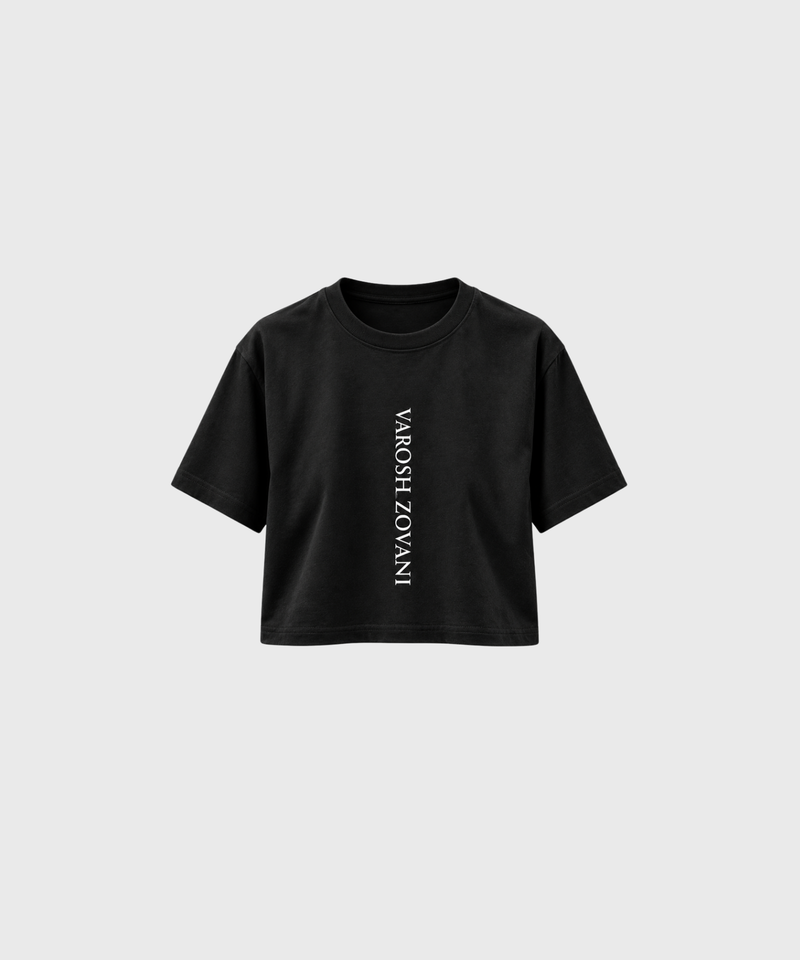 Eclipse Black Crop Top