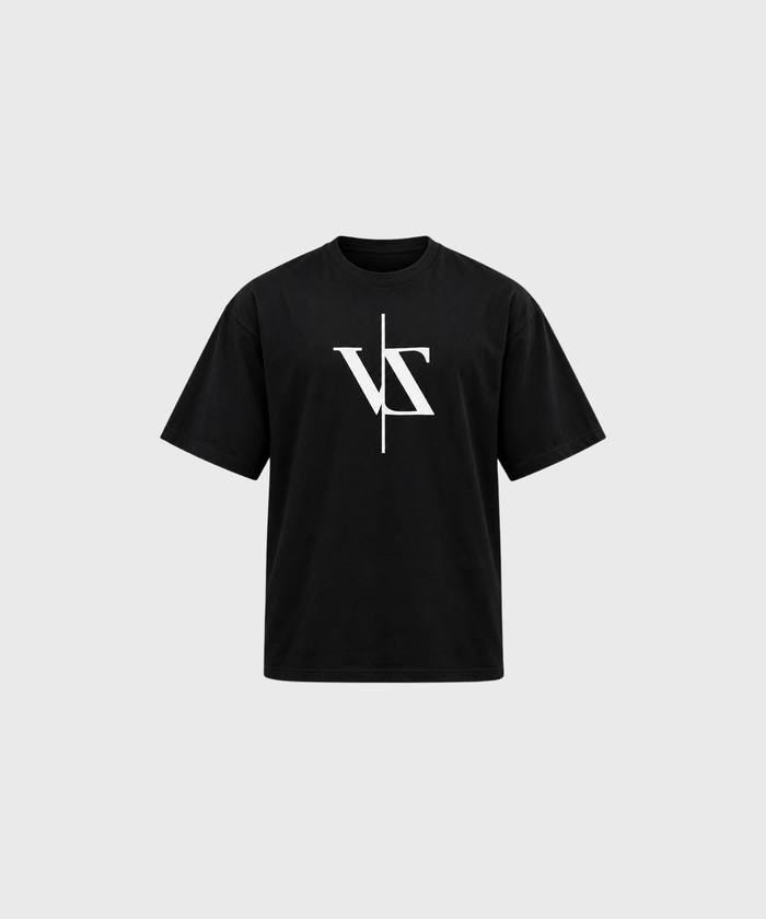 Space Black Drop Shoulder T-Shirt