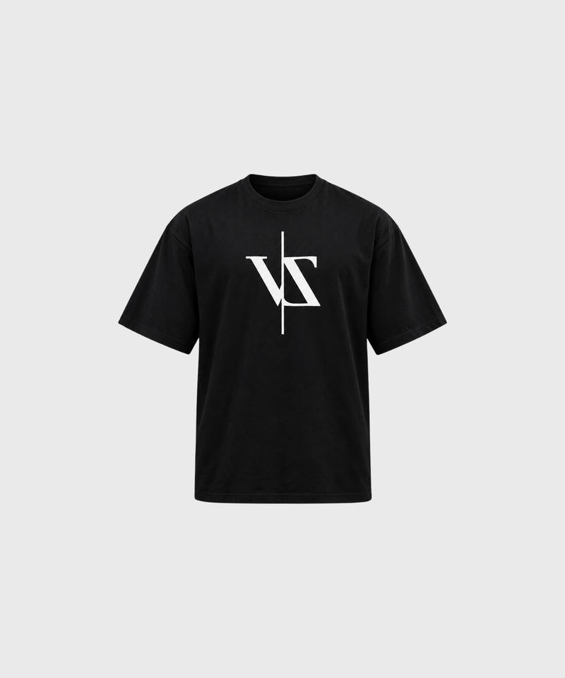 Space Black Drop Shoulder T-Shirt