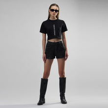 Eclipse Black Crop-Top