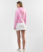 Mauve Pink Crop Hoodie