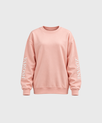 Candace Peach Relaxed Drop Shoulder Sweatshirt