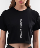 Eclipse Black Crop Top