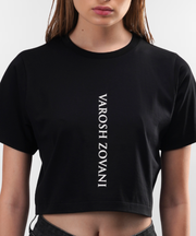 Eclipse Black Crop Top