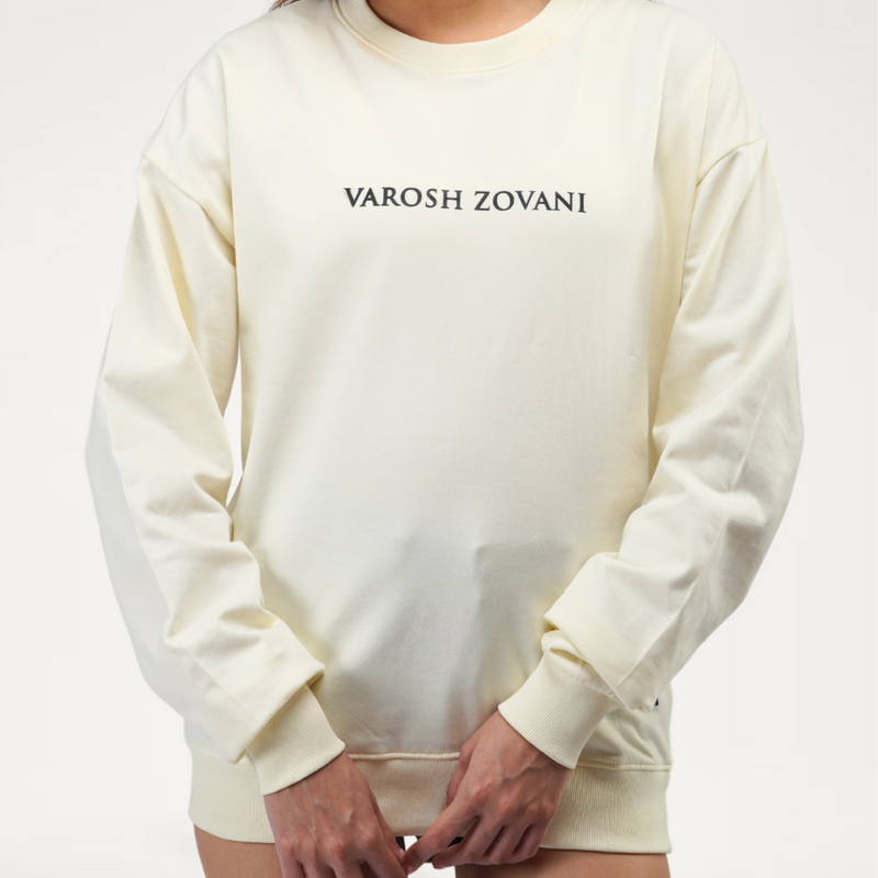 Off-White Drop Shoulder Sweatshirt