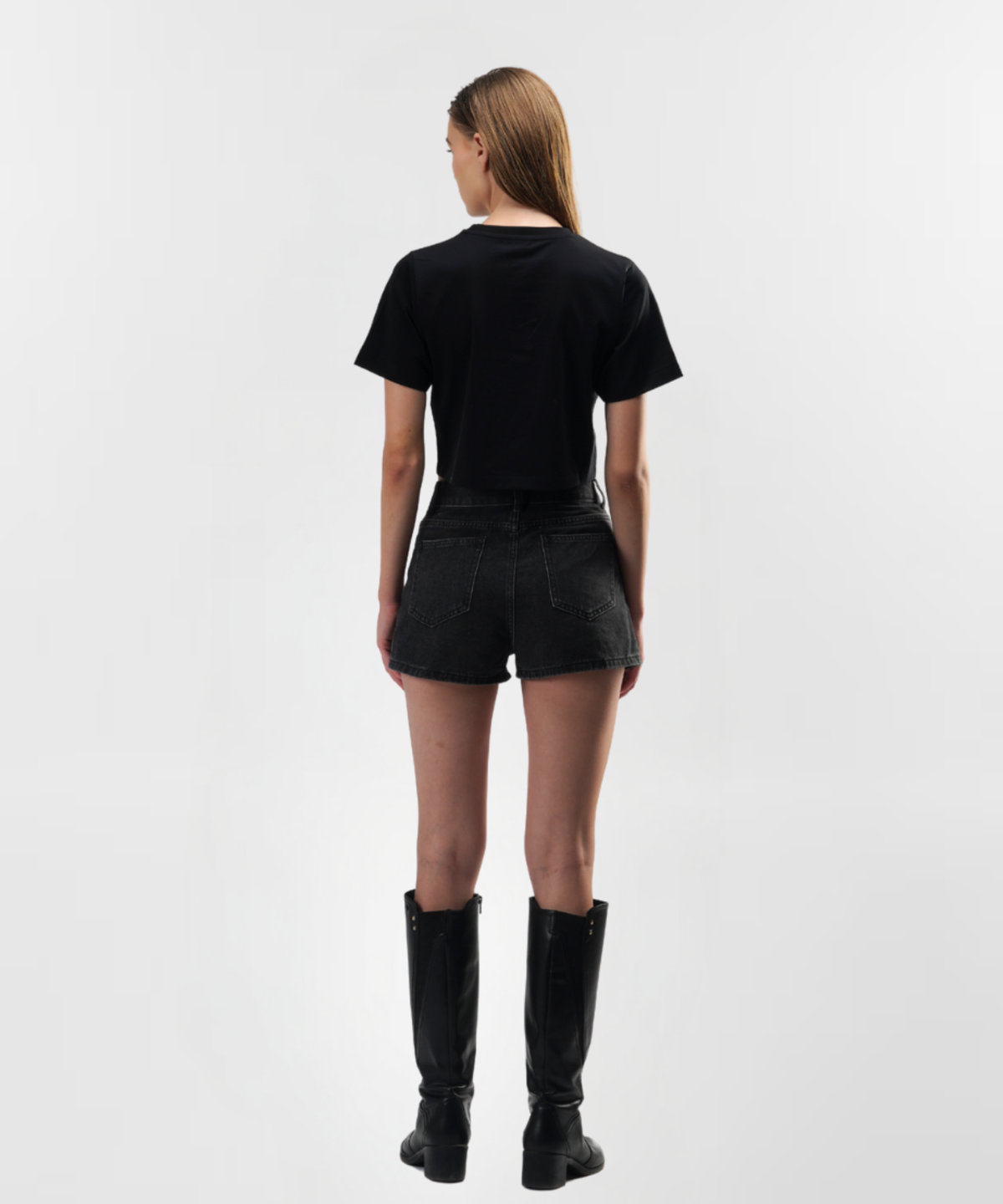 Eclipse Black Crop Top