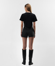 Eclipse Black Crop Top
