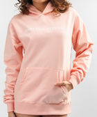 Champagne Pink Drop Shoulder Hoodie