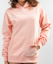 Champagne Pink Drop Shoulder Hoodie