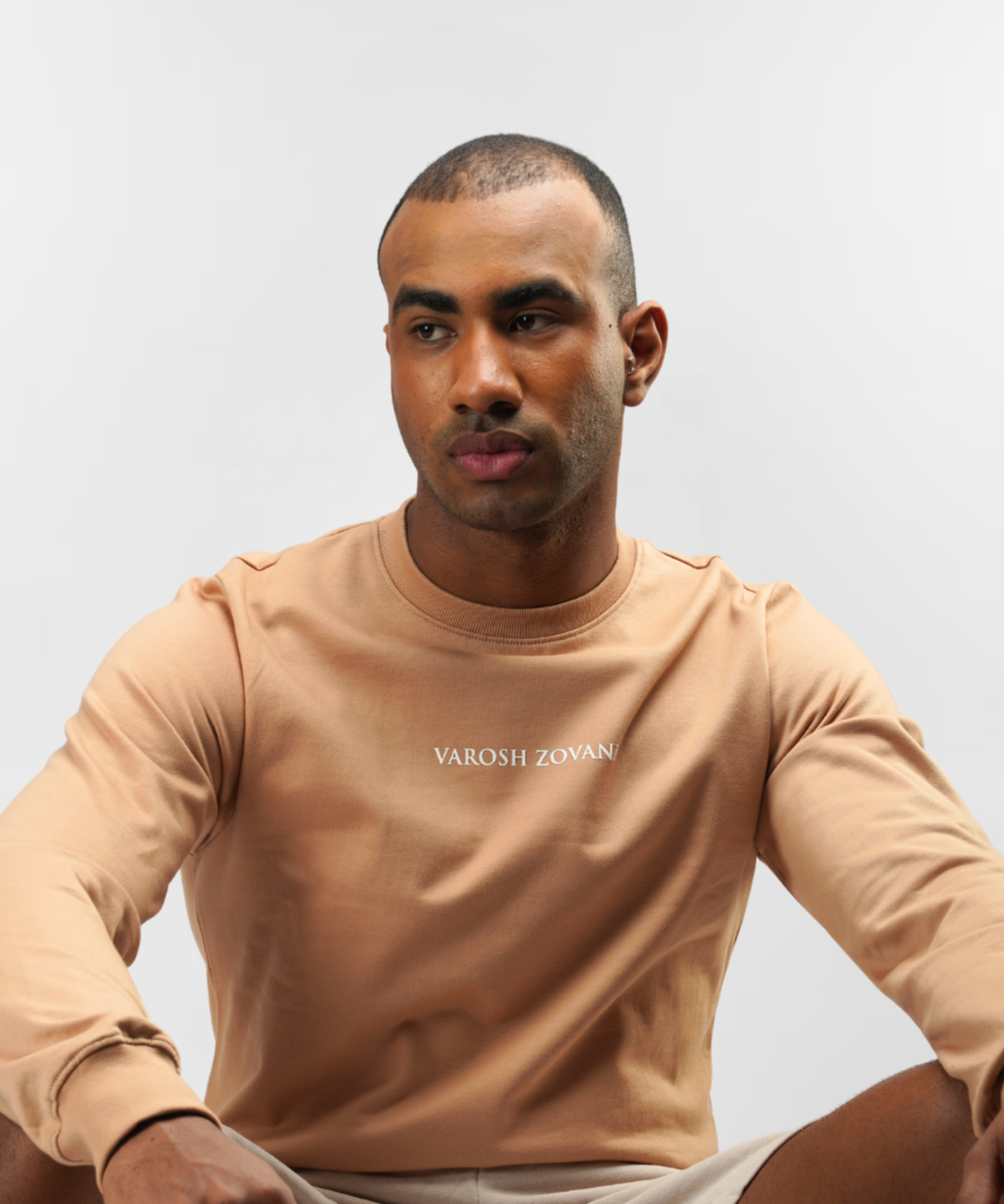 Sudadera marrón skate